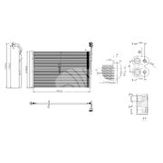 Радиатор кондиционера KRC1142