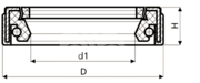 Сальник рулевой рейки HAZ0624