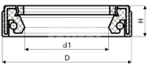 Сальник рулевой рейки HAZ0783R