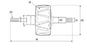 Ротор генератора AVB0782