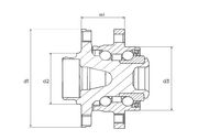 Ступица в сборе WBK1017