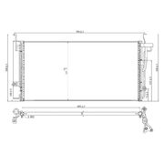 Радиатор кондиционера KRC1227