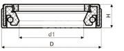 Сальник рулевой рейки HAZ0626RR