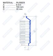 Пыльник рулевой рейки RDZ0252MG