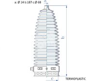 Пыльник рулевой рейки RDZ0134MG