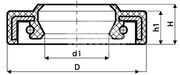 Сальник рулевой рейки HAZ0484A