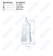 Пыльник рулевой рейки RDZ0365MG