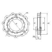 Геометрия турбокомпрессора MGT0021