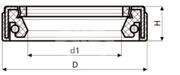 Сальник рулевой рейки HAZ1565