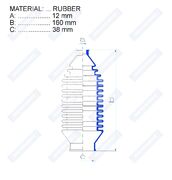 Пыльник рулевой рейки RDZ0171MG