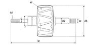 Ротор генератора AVB9806