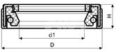 Сальник рулевой рейки HAZ0683G