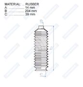 Пыльник рулевой рейки RDZ0242MG