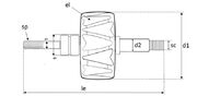 Ротор генератора AVB0947