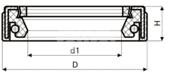 Сальник рулевой рейки HAZ0807